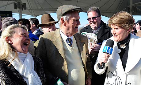 Harvey Smith and his wife, Sue, the trainer of Auroras Encore